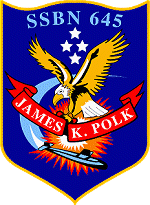 Original USS James K. Polk SSBN Patch